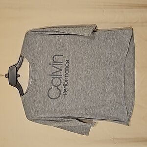 Calvin Klein Performance Scoop Neck Pullover 1/2 Sleeve